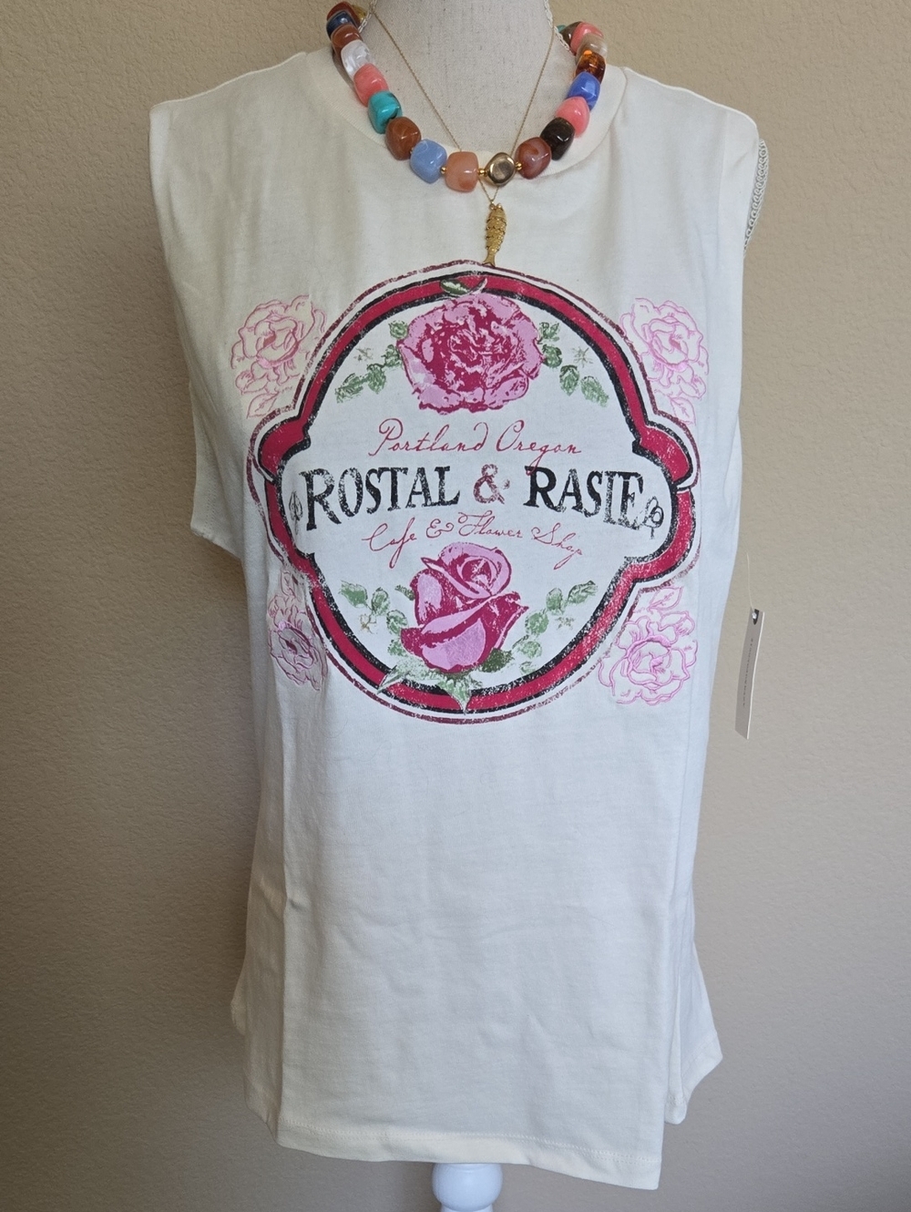 NEW Anthropologie Desert Dreamer Portland Oversized Muscle Tee - M